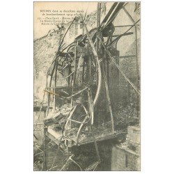 carte postale ancienne 51 REIMS. Maison Poullot Place Barrée et son Monte Charge 1919