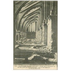 carte postale ancienne 51 REIMS. Partie Cathédrale bombardée 1915