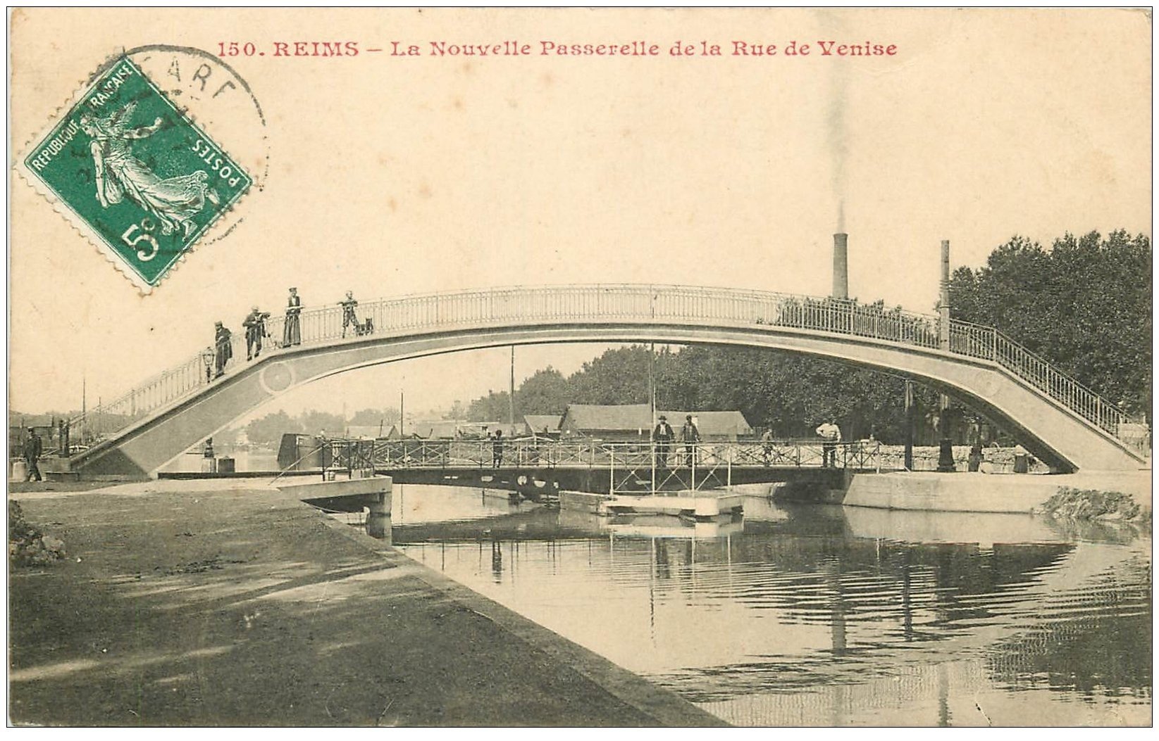51 Reims Passerelle Rue De Venise 51 Reims Passerelle Rue De Venise