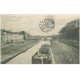 carte postale ancienne 51 REIMS. Péniches sur Canal et Port 1906