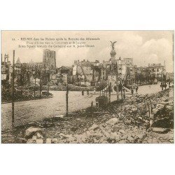 carte postale ancienne 51 REIMS. Place d'Erlon 22