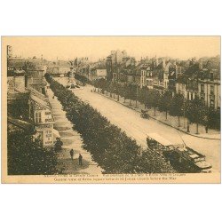 carte postale ancienne 51 REIMS. Place d'Erlon vers St-Jacques