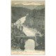 carte postale ancienne 09 FOIX. Le Pont du Diable. Timbres Taxe 1919