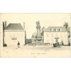 carte postale ancienne 51 REIMS. Place Godinot