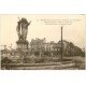 carte postale ancienne 51 REIMS. Place République Fontaine Bartholdi