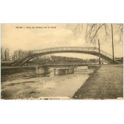 carte postale ancienne 51 REIMS. Pont de Venise sur Canal