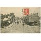 carte postale ancienne 51 REIMS. Rue de Vesle Café Puichaffray