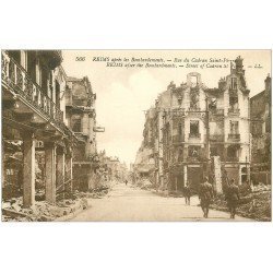 51 REIMS. Rue du Cadran Saint-Pierre Militaires Allemands