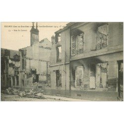 carte postale ancienne 51 REIMS. Rue du Levant