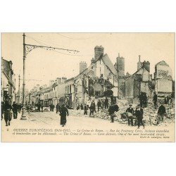 carte postale ancienne 51 REIMS. Rue Faubourg Cérés