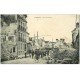 carte postale ancienne 51 REIMS. Rue Gambetta 1920. Très fine plissure et timbre absent