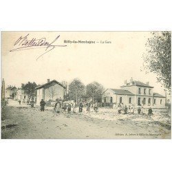 carte postale ancienne 51 RILLY-LA-MONTAGNE. La Gare 1904