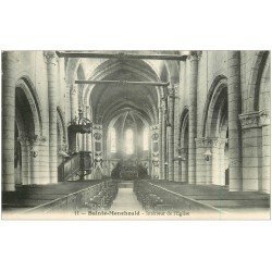 carte postale ancienne 51 SAINTE-MENEHOULD. Eglise intérieur