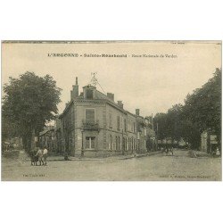 carte postale ancienne 51 SAINTE-MENEHOULD. Route Nationale de Verdun 1918