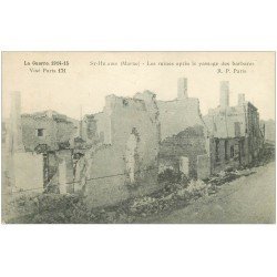 carte postale ancienne 51 SAINT-HILAIRE. Les Ruines