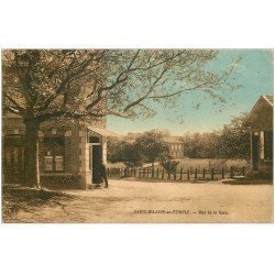 carte postale ancienne 51 SAINT-HILAIRE-AU-TEMPLE. Rue de la Gare 1930