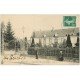 carte postale ancienne 51 SEZANNE. Jardin Hôtel de Ville 1908 adressée à Bagnolet