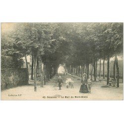 carte postale ancienne 51 SEZANNE. Le Mail du Mont-Blanc 1908