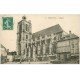 carte postale ancienne 51 SEZANNE. L'Eglise vers 1910