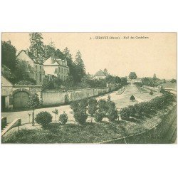 carte postale ancienne 51 SEZANNE. Mail des Cordeliers 1915