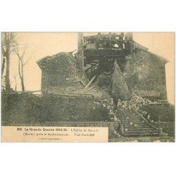 carte postale ancienne 51 SOUAIN. L'Eglise 1916