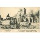 carte postale ancienne 51 SUIPPES. Eglise détruite et Poilu
