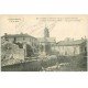 carte postale ancienne 51 VIENNE-LE-CHATEAU. Quartier bombardée 1915 avec Ouvrier