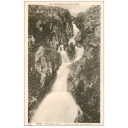 carte postale ancienne 09 L'HOSPITALET. Cascade du Saut du Taureau