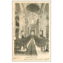 carte postale ancienne 51 VITRY-LE-FRANCOIS. Eglise Notre-Dame et ses Orgues 1903