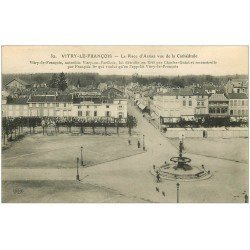 carte postale ancienne 51 VITRY-LE-FRANCOIS. Place d'Armes 1914