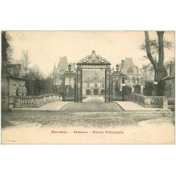 carte postale ancienne 02 CHATEAU DE MARCHAIS. Entrée Principale 1931