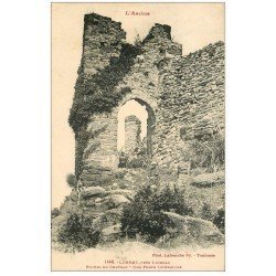 09 LORDAT. Gamins à la Porte et Ruines du Château