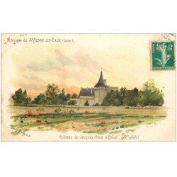 carte postale ancienne 42 BOISSY. Château de Jacques Coeur 1910 par Tauzin