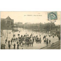 carte postale ancienne 42 FIRMINY. Place du Breuil vers 1907