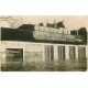 42 LE COTEAU. Carte Photo rare Entreprise Menuiserie Visseyrias inondations de 1907. Club