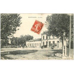 carte postale ancienne 42 MONTBRISSON. La Gare 1916