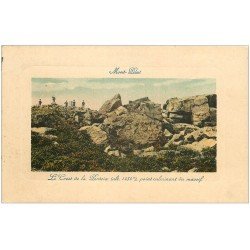 carte postale ancienne 42 MONT-PILAT. Le Crest de la Perdrix 1910