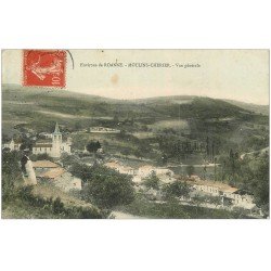 carte postale ancienne 42 MOULINS-CHERIER. Vue générale 1907