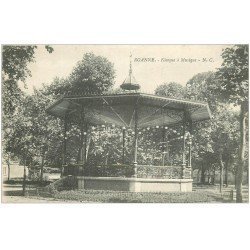 carte postale ancienne 42 ROANNE. Kiosque à Musique vers 1919