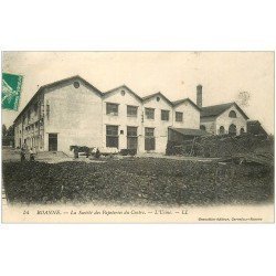 carte postale ancienne 42 ROANNE. Usine des Papeteries du Centre 1910