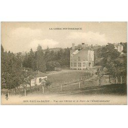 carte postale ancienne 42 SAIL-LES-BAINS. Hôtel et Parc