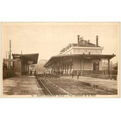 carte postale ancienne 42 SAINT-CHAMOND. La Gare