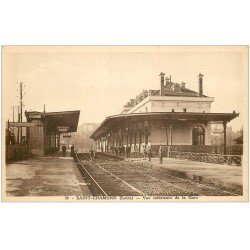 carte postale ancienne 42 SAINT-CHAMOND. La Gare