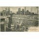 carte postale ancienne 42 SAINT-CHAMOND. Usines Aciéries de la Marine. Tubage Canon