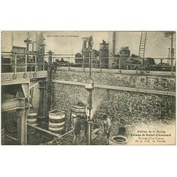 carte postale ancienne 42 SAINT-CHAMOND. Usines Aciéries de la Marine. Tubage Canon