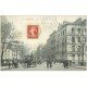 carte postale ancienne 42 SAINT-ETIENNE. Cour Victor-Hugo 1910. Attelage Volaillier
