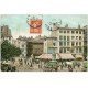 carte postale ancienne 42 SAINT-ETIENNE. La Tour Place du Peuple 1911 Vespasiennes (état moyen)