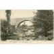 carte postale ancienne 42 SAINT-GALMIER. Pont des Romains