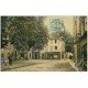 09 PAMIERS. Place des Jacobins 1905. Carte toilée. Edition Rastier Nouvelles Galeries Pamiers