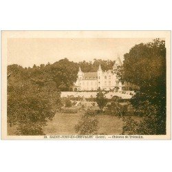 carte postale ancienne 42 SAINT-JUST-EN-CHEVALET. Château de Trémolin vers 1948